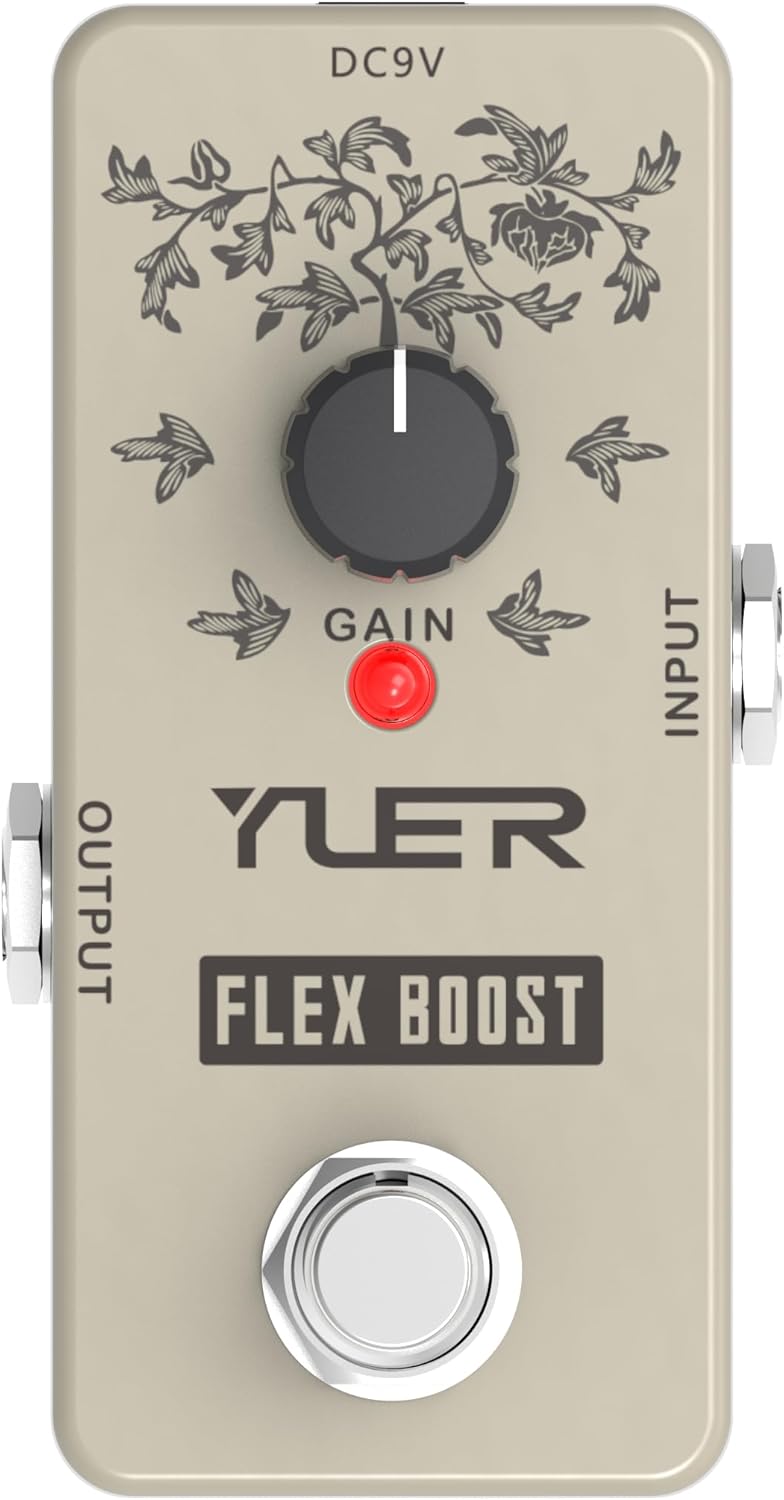 Kmise Flex Boost, Guitar Effects Pedal, Mini Single Type, True Bypass, DC 9V, for Electric Guitar and Bass - Image 5